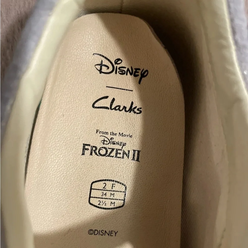 Clarks x Disney Frozen II Children's Crown Frost Buckle Elsa Shoes
